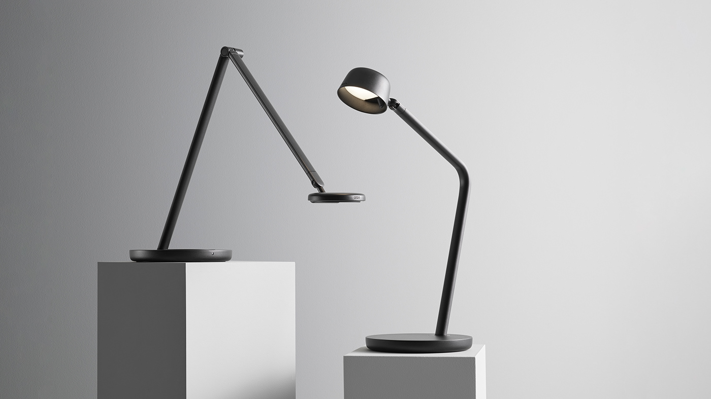 aluminium industrial design  Lamp led light lightning minimalistic profile Scandinavian task light