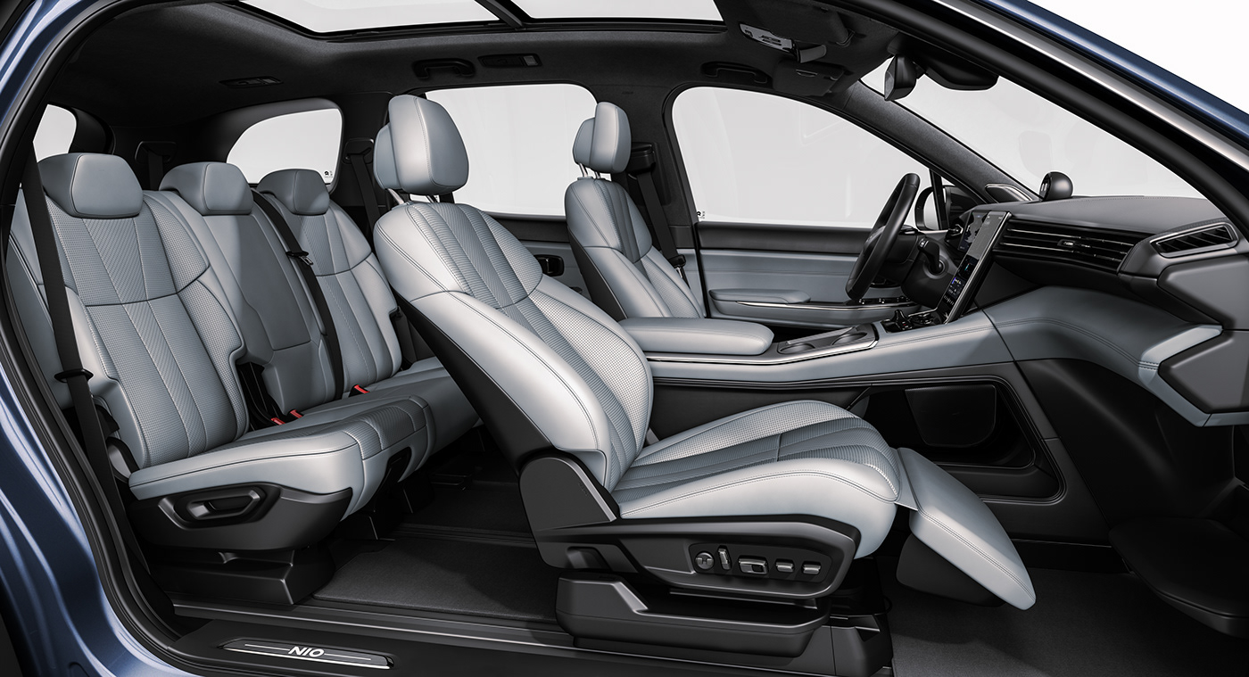 Advertising  automotive   Automotive design car design CGI electric vehicle Interior nio Render visualization