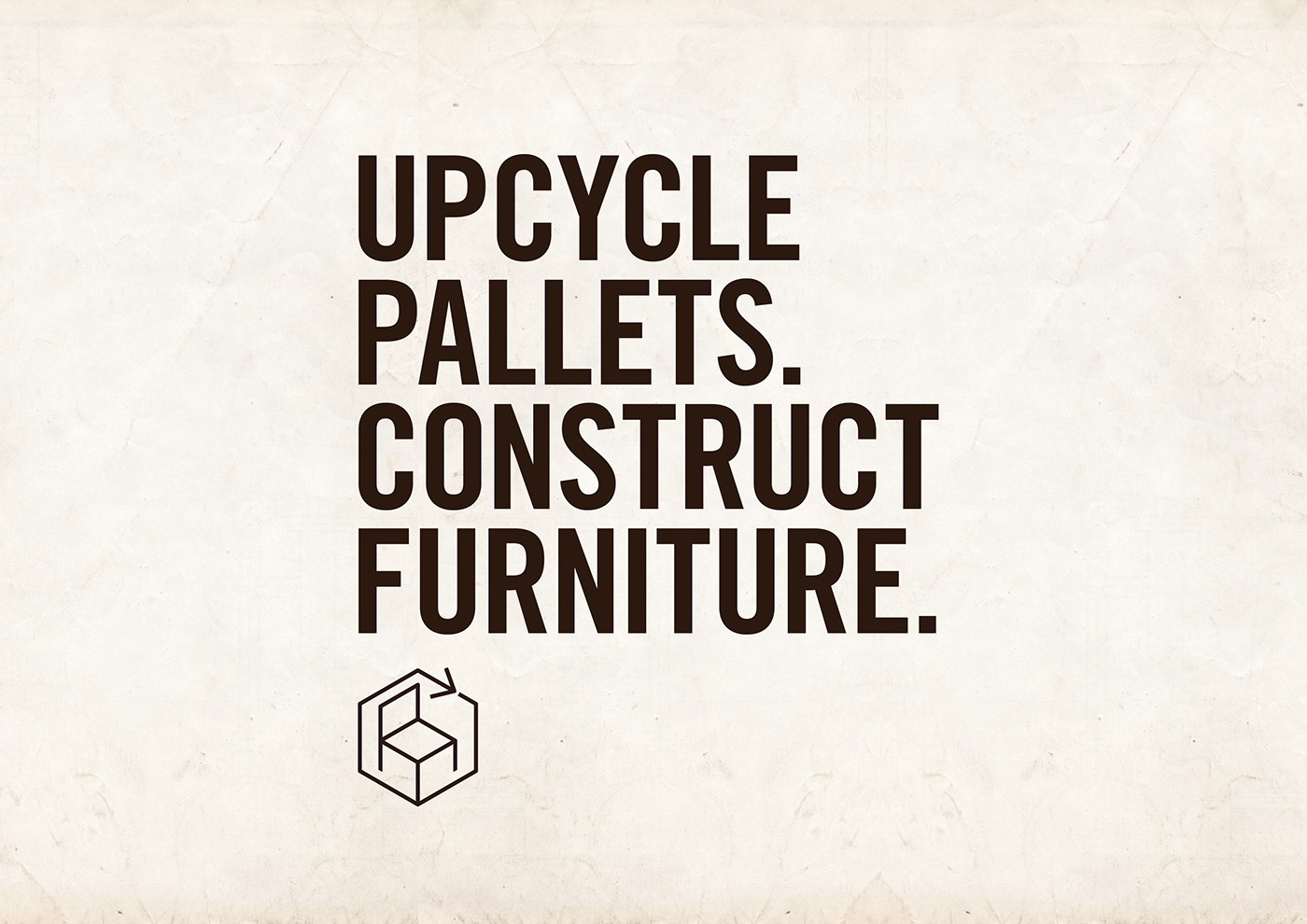 up-cycle community Pallet furniture DIY construction