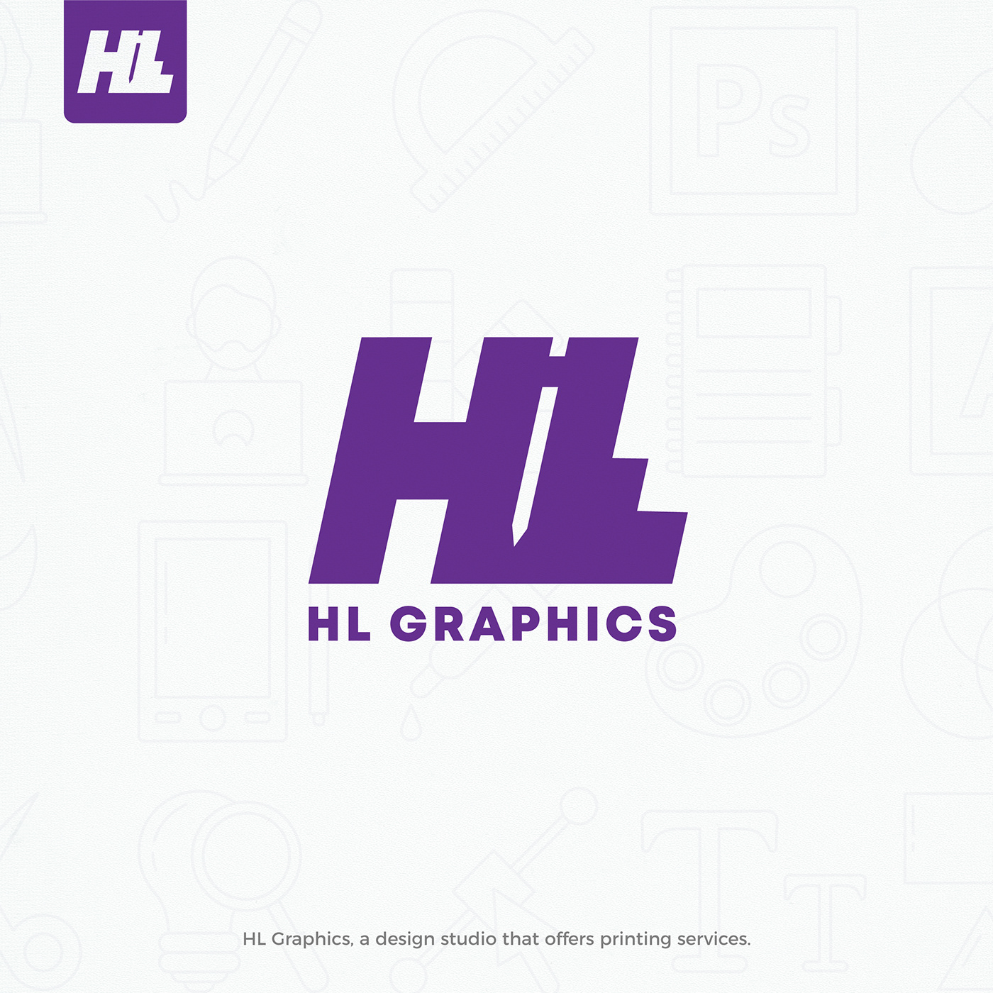 studio design studio branding Logo logo Logo Design logofolio Logotype lettermark HLogo