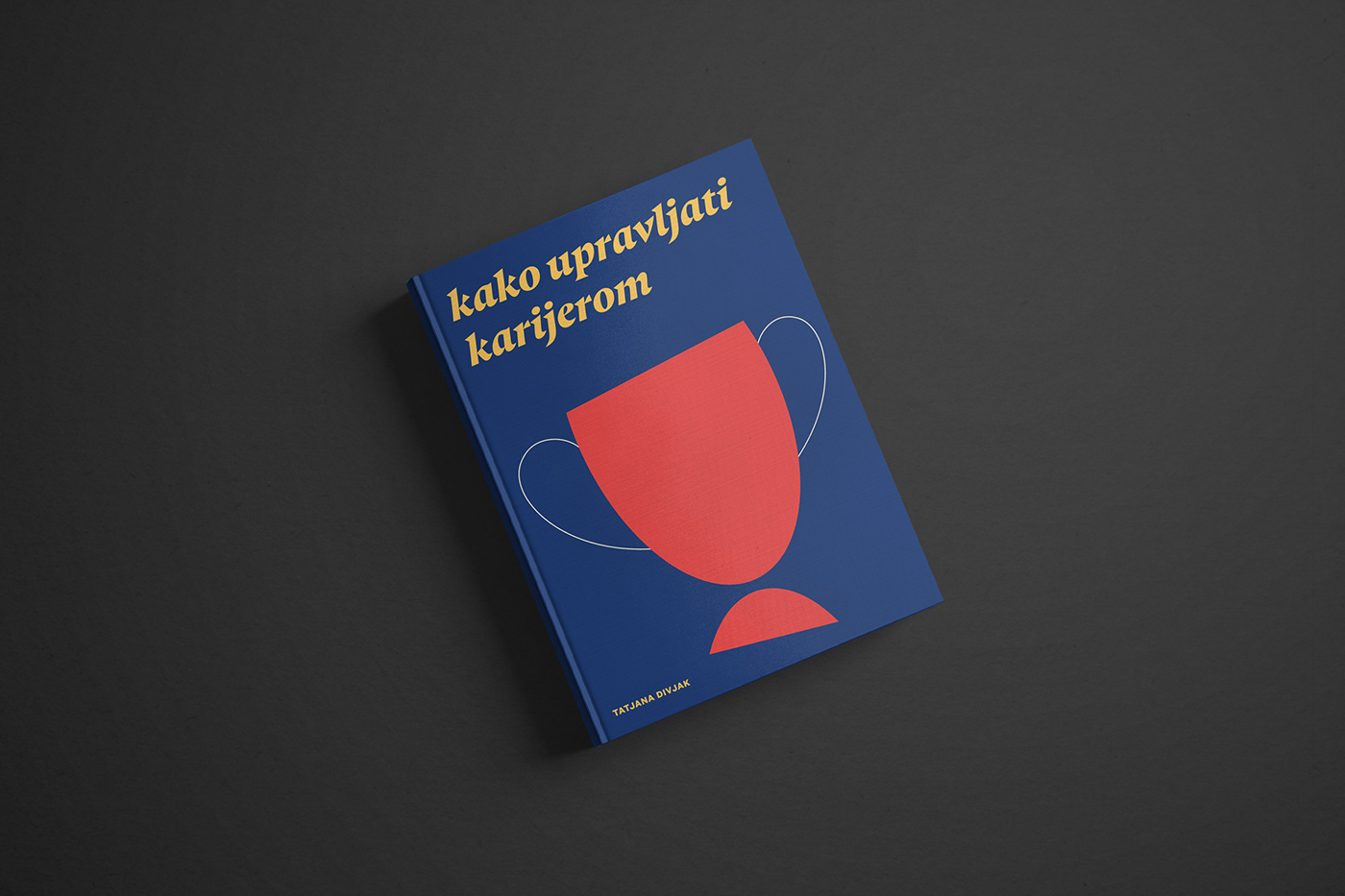 book cover color design motivational development self help graphic bold block