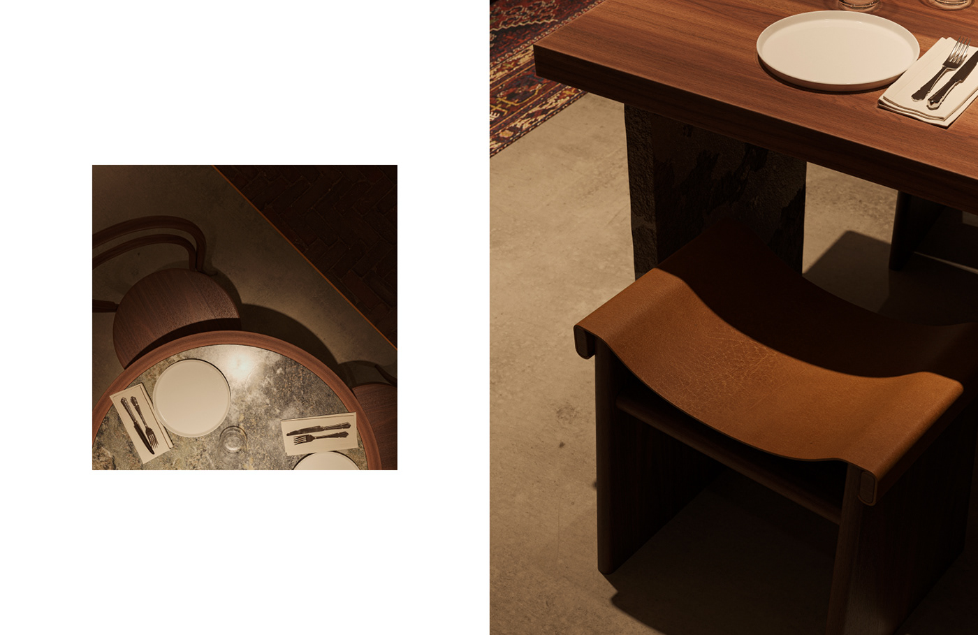 interior design  Render visualization architecture branding  restaurant visual identity turkish Anatolia furniture