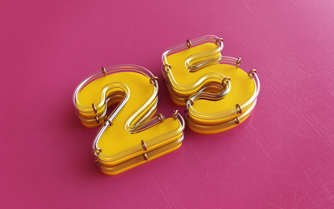 webshocker numbers letters 3D Render abstract design vray 3dsmax lettering