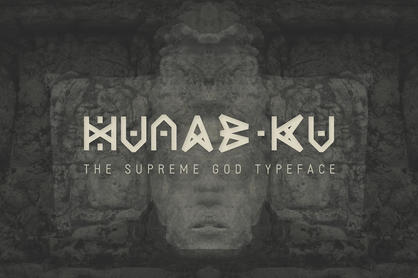 Typeface font typo Maya mayan