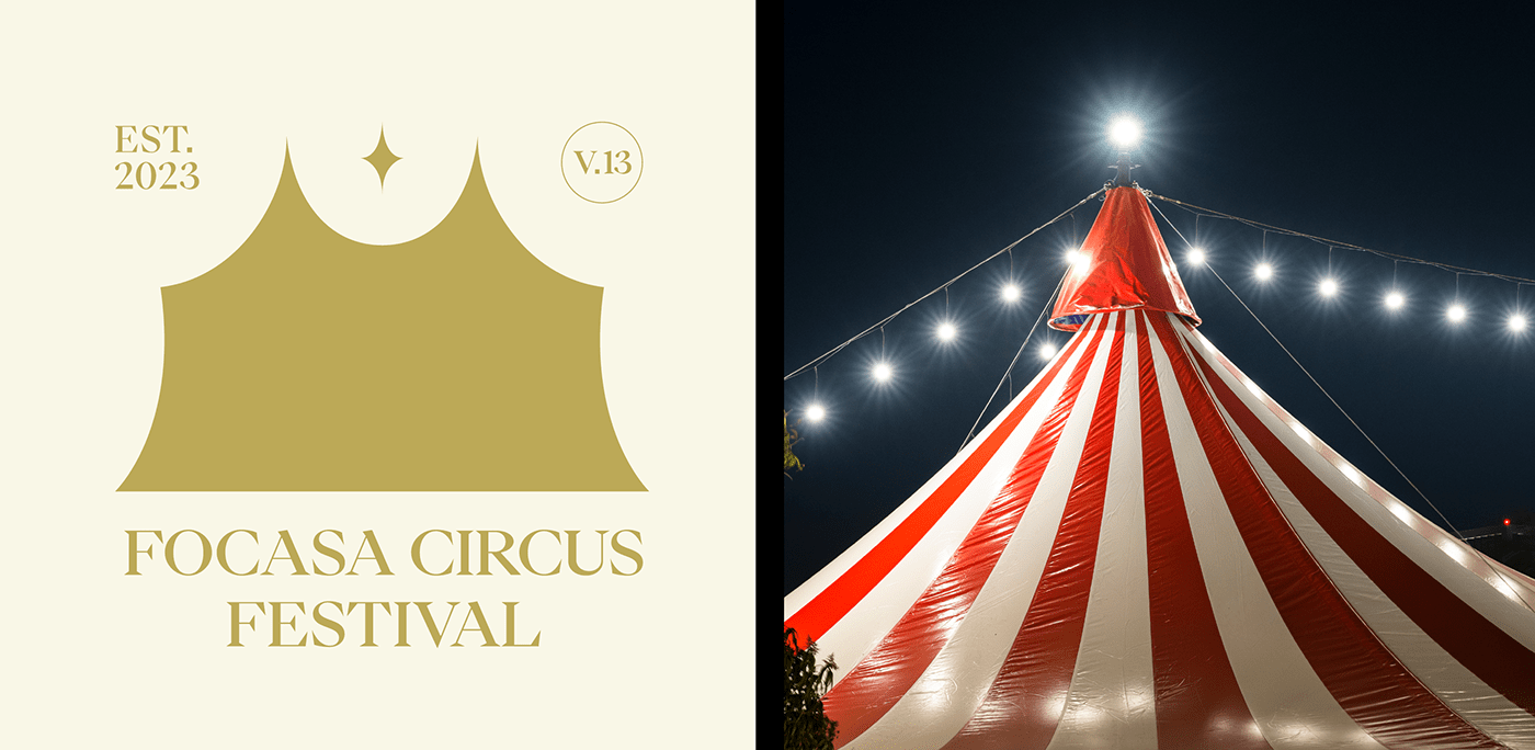 Circus circus poster circus illustration circus theme identity identidade visual Identity Design gradient visual identity