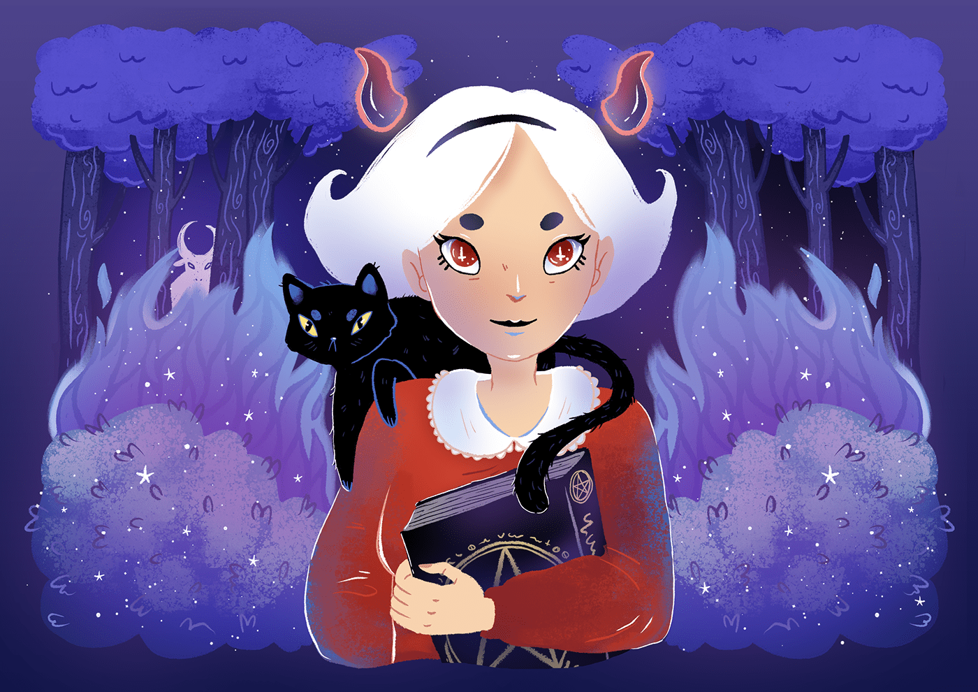 sabrina spellman Sabrina The Teenage Witch witch witchcraft clipstudiopaint Witchy Magic   fantasy ILLUSTRATION  Witches