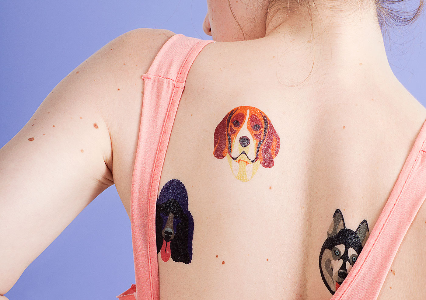 almost me dog dog illustration tattoo Colourful  dog breeds honest lithuania studio honest
