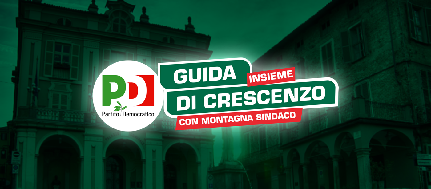 brand communication Election green identity logo Politica politics Project studio