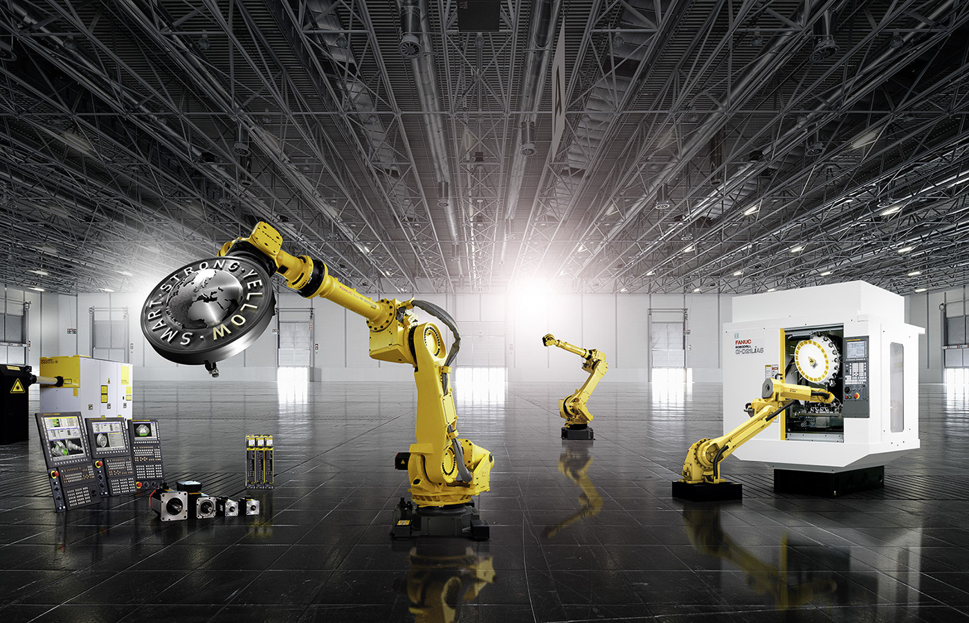 industry automation fanuc robots b2b brand branding  luxembourg trier japan