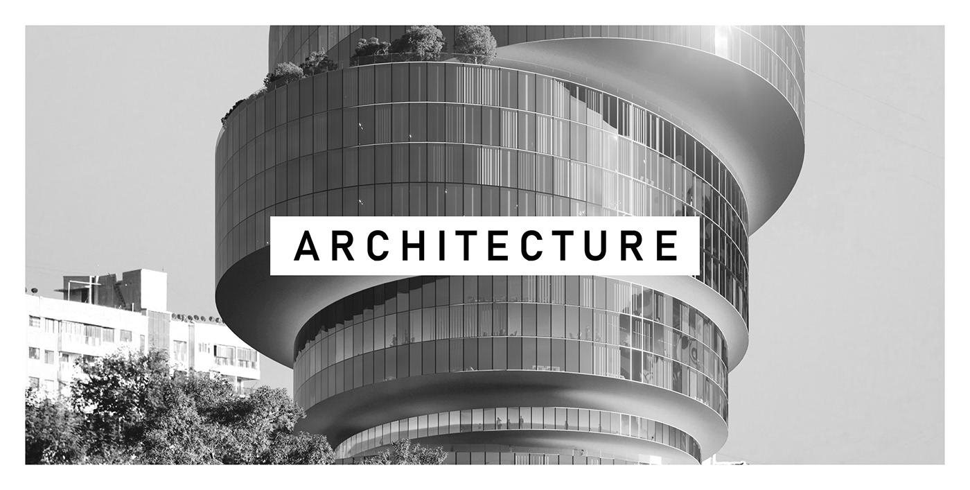 tower architecture design CGI 3D visualization Render Landscape building exterior