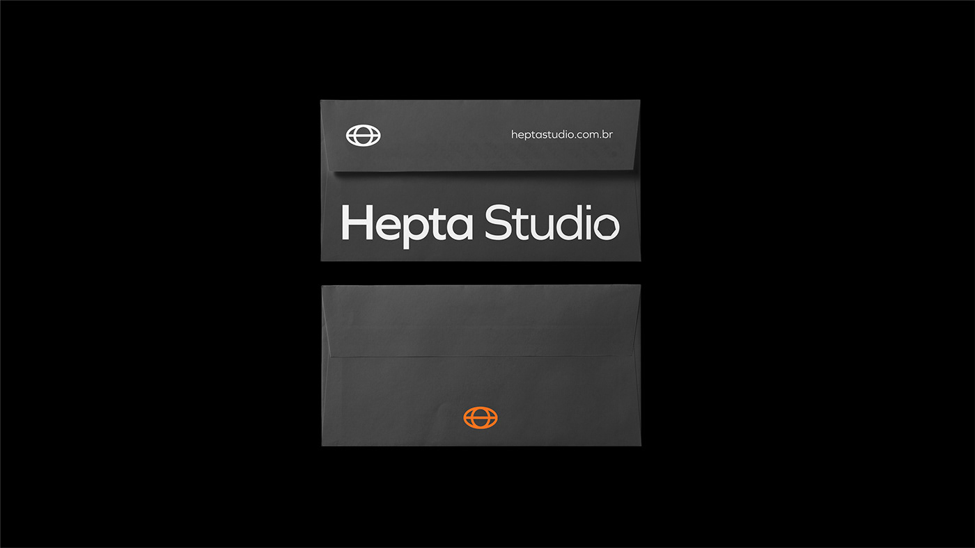 brand Brand Design business card design estudio geometric logo orange studio visual identity