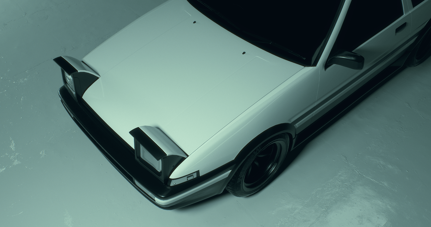 car automotive   CGI Render visualization 3D concept art artwork Digital Art  Supra