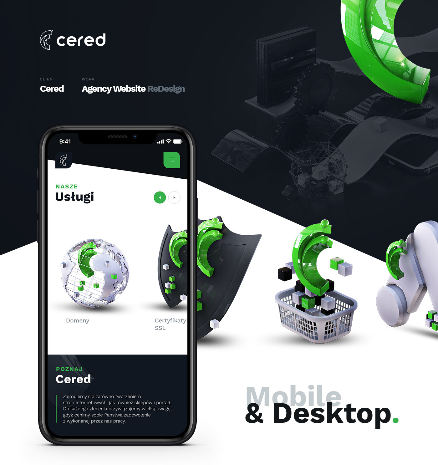 3d render offer IT Solution Technology redesign Website