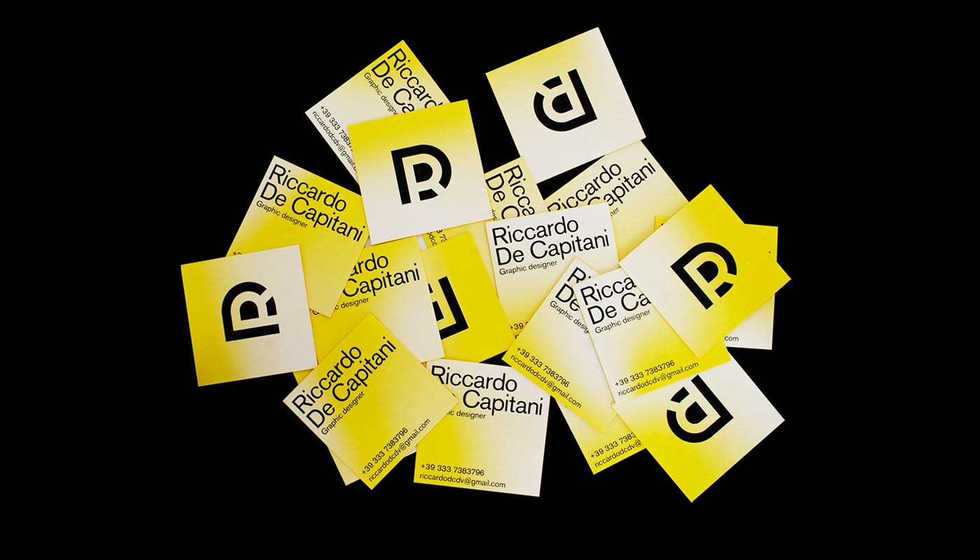 business card Curriculum Vitae CV grid personal branding Personal Identity Resume self branding typography   spray