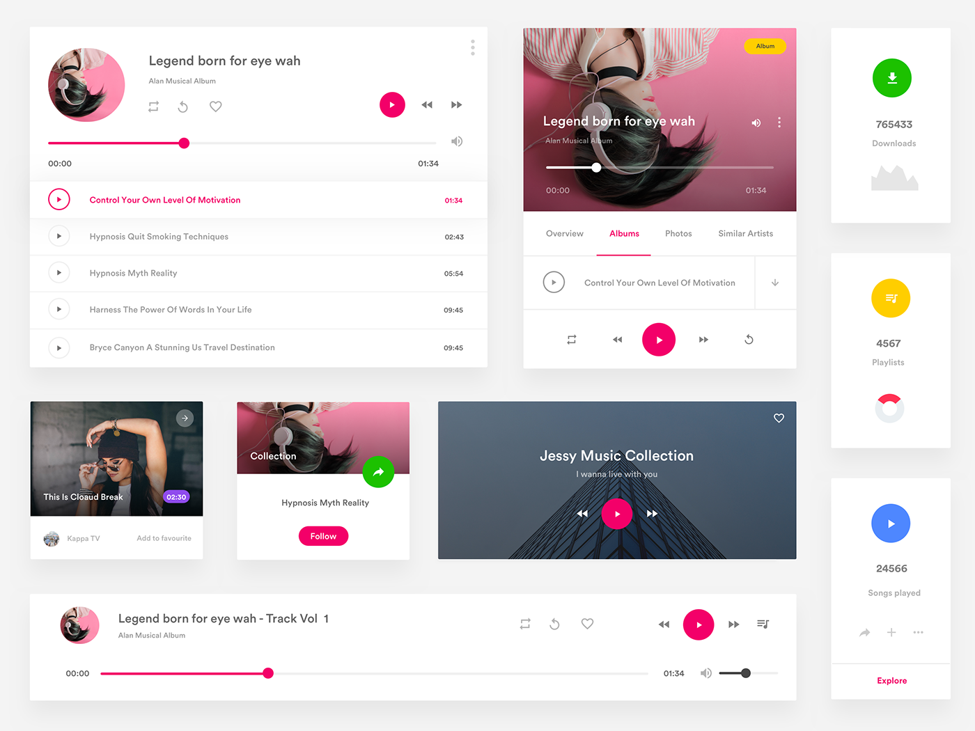 Music Player UI Design on Behance