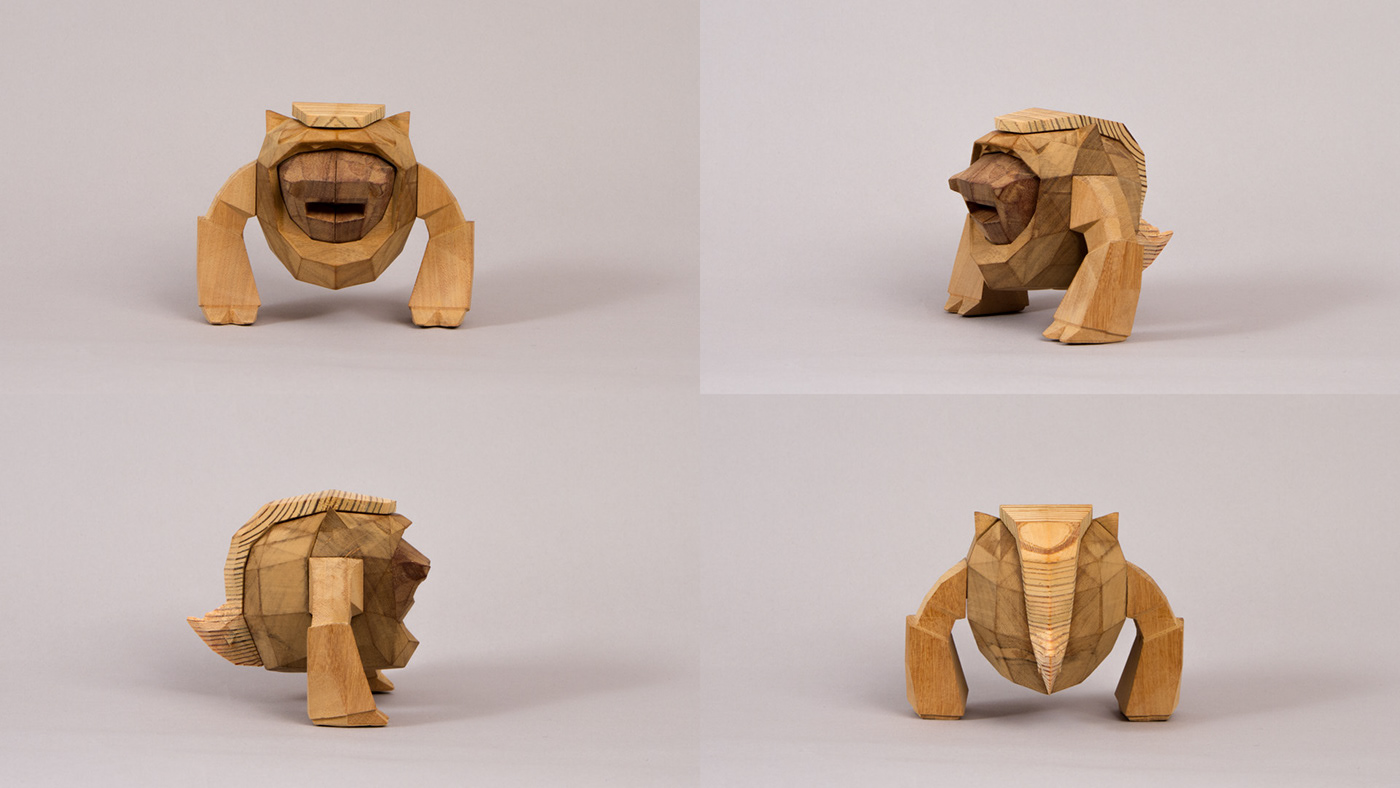 Character design  wood toys crafts   wood cnc kawaii