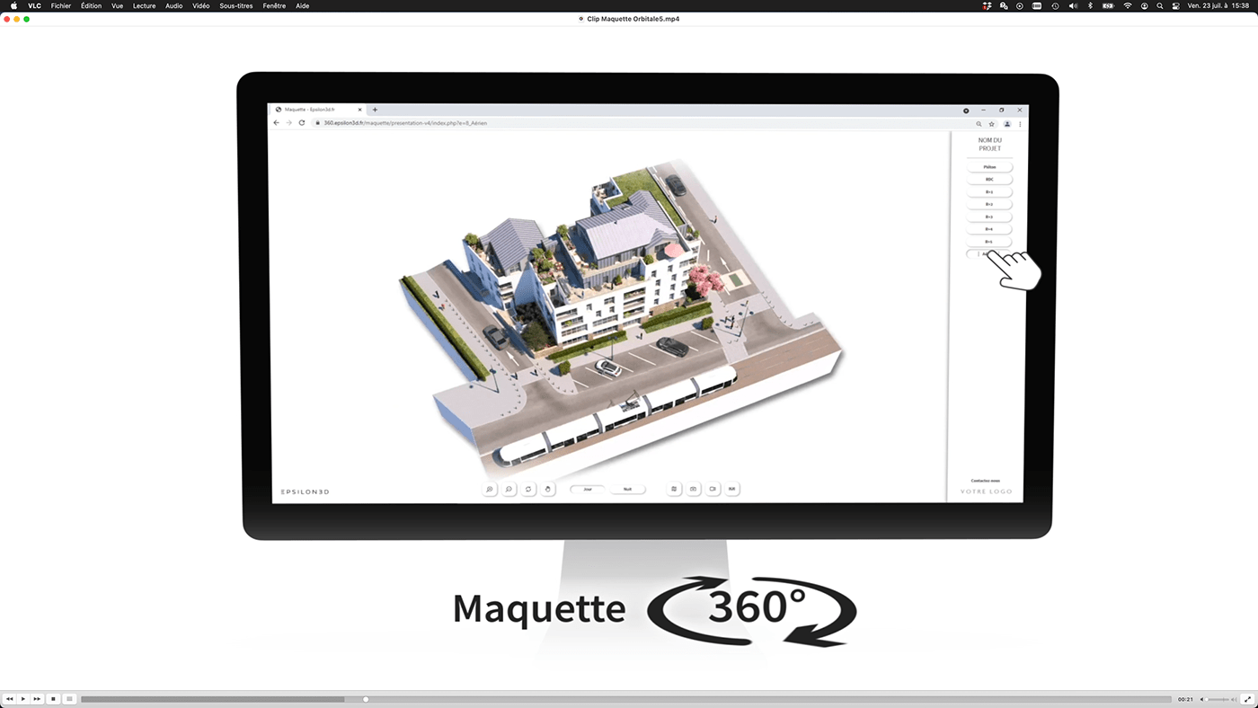 3drendering architecturevisualisation archiviz maquette360 maquette3D maquetteorbitale render3D