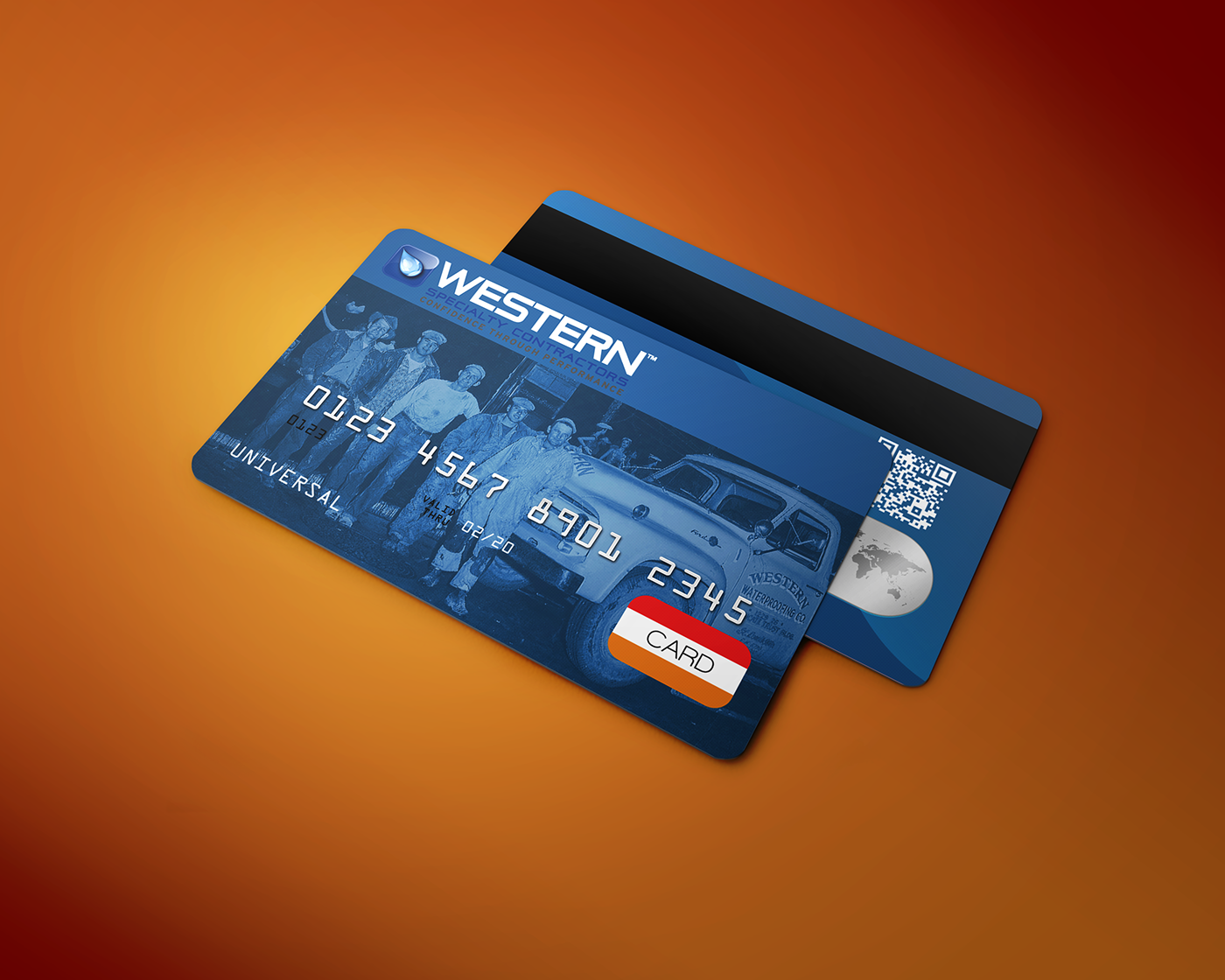 Debit card credit card branding 