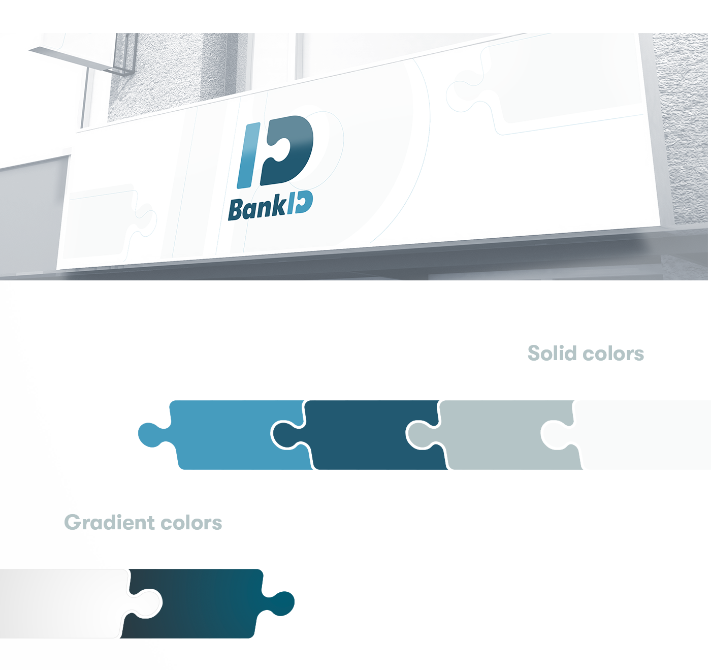 brand logo Bank app UI ux