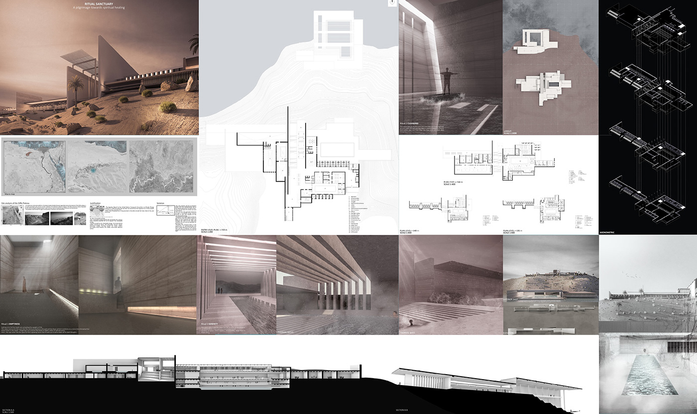 architecture rituals conceptual visualization archviz 3ds max vray CGI exterior monolithic