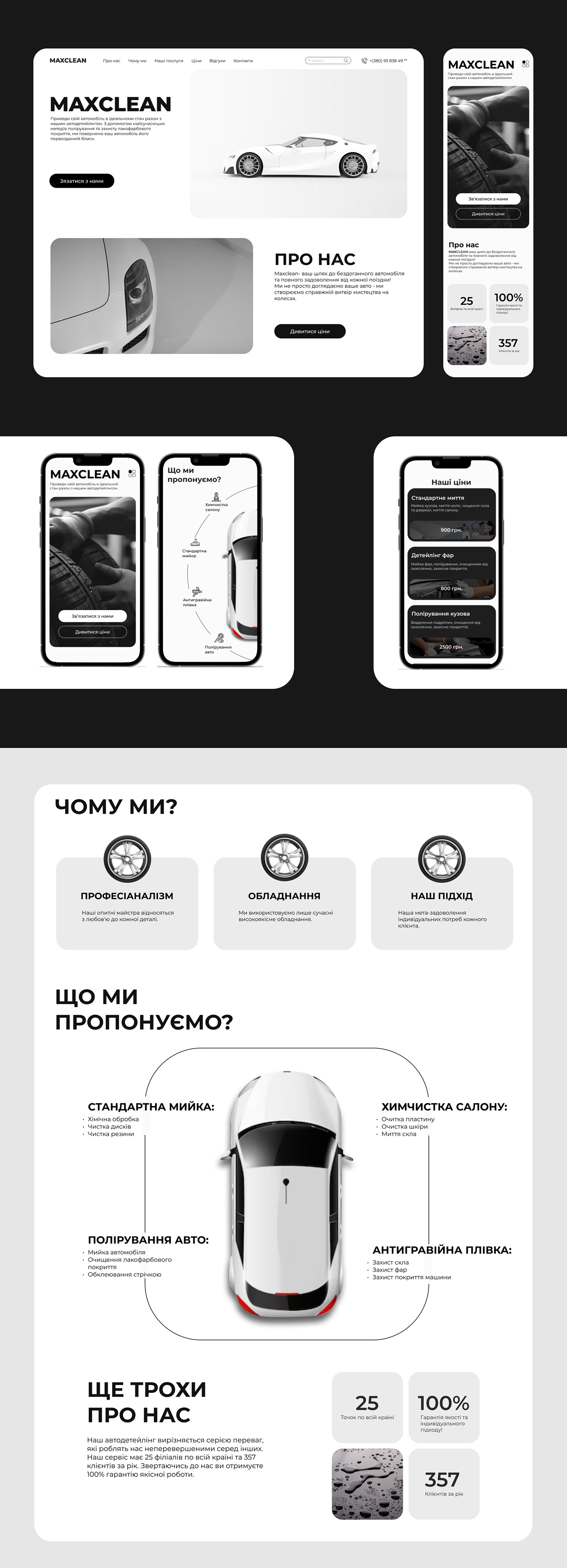 Web Design  UI/UX Figma landing page user interface Auto car Minimalism typography   design