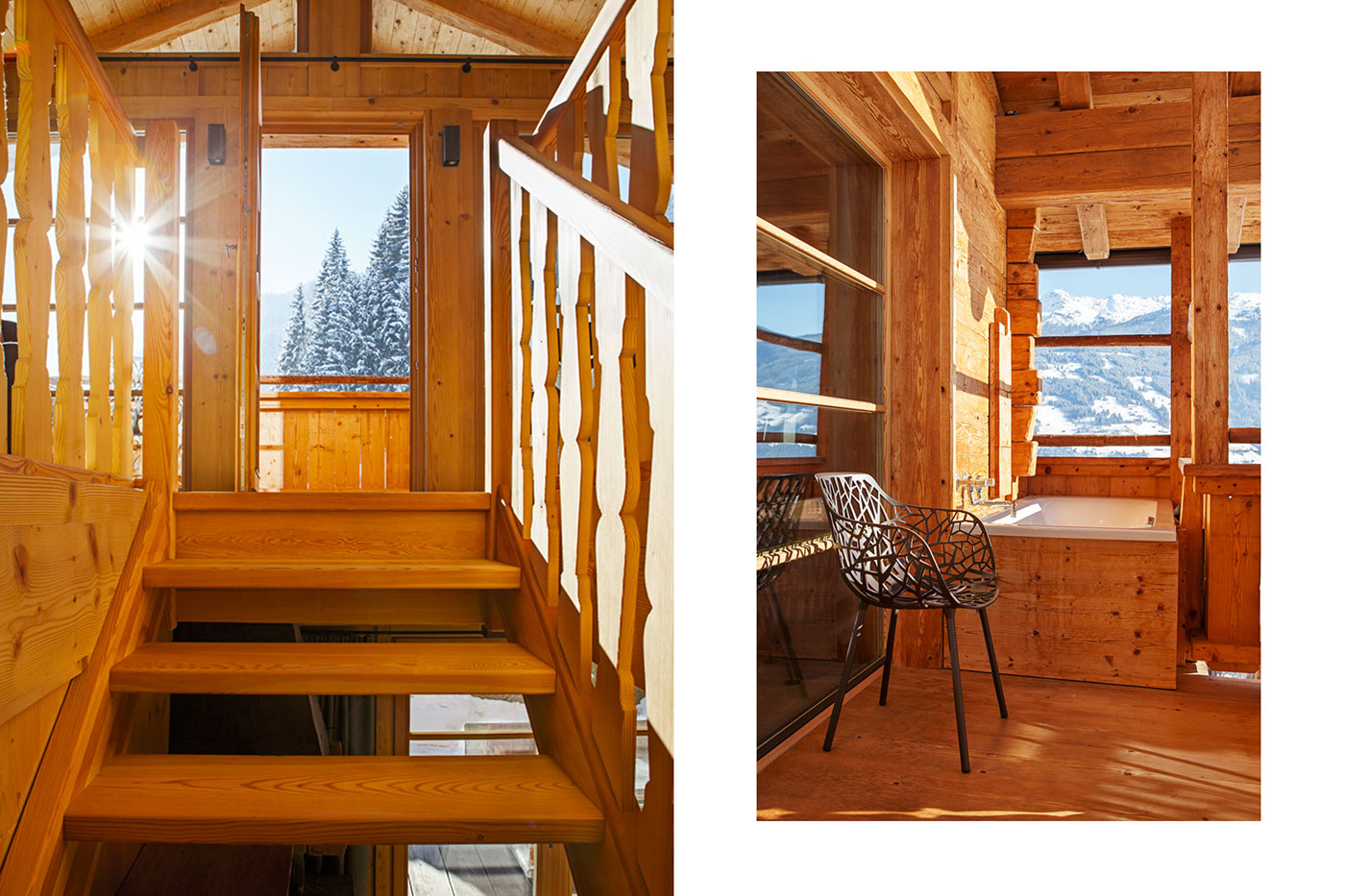 architecture Photography  hotel luxury winter austria chalet night Travel lifestyle