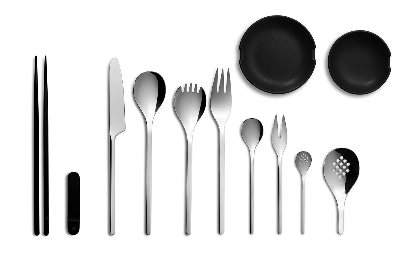 cutlery industrial design  product design  tableware CUTLERY SET Inox cutlery design japan european design award red dot award