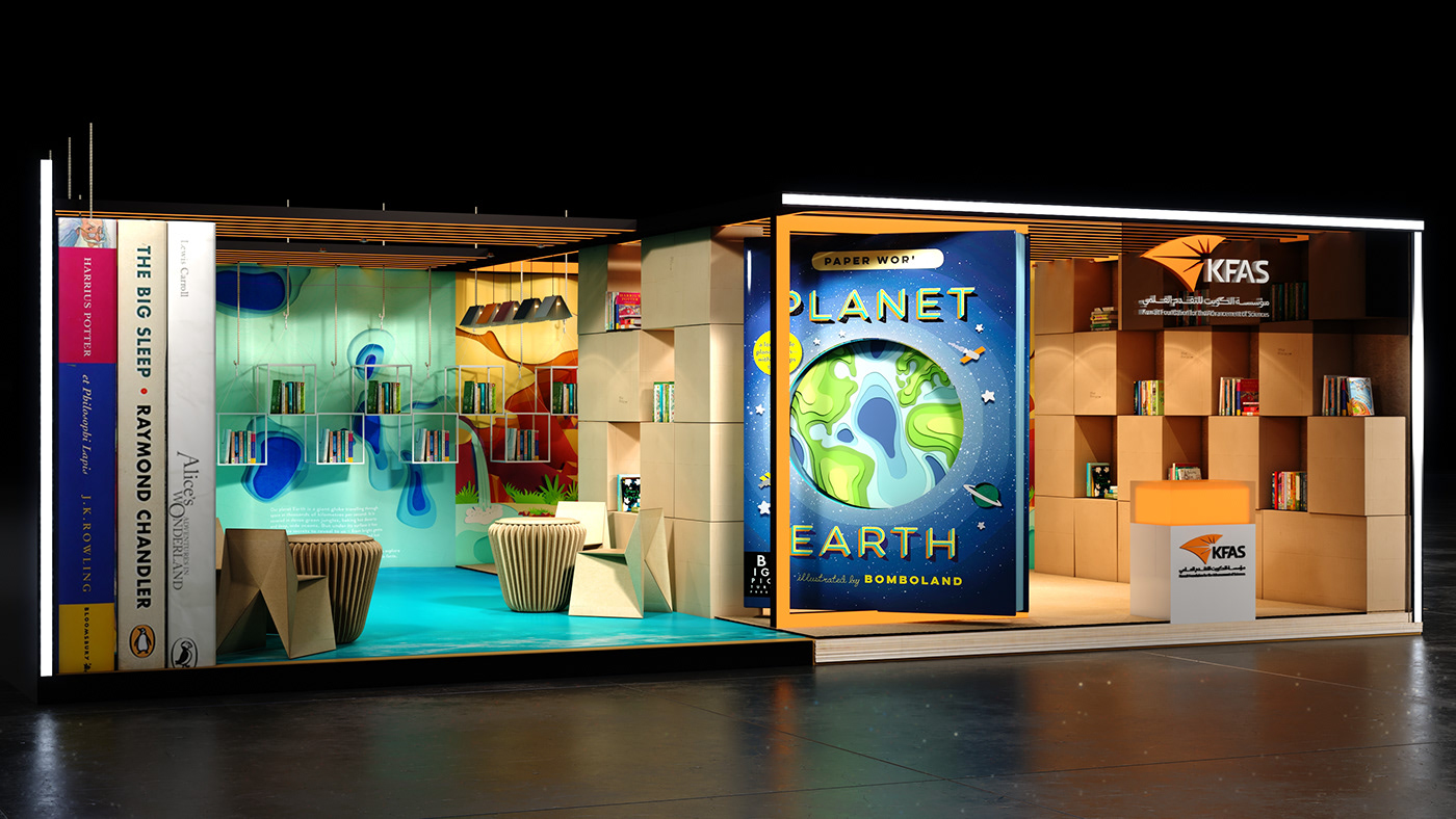 Exhibition  booth Exhibition Design  Stand booth design exhibition stand Event visualization Render 3ds max