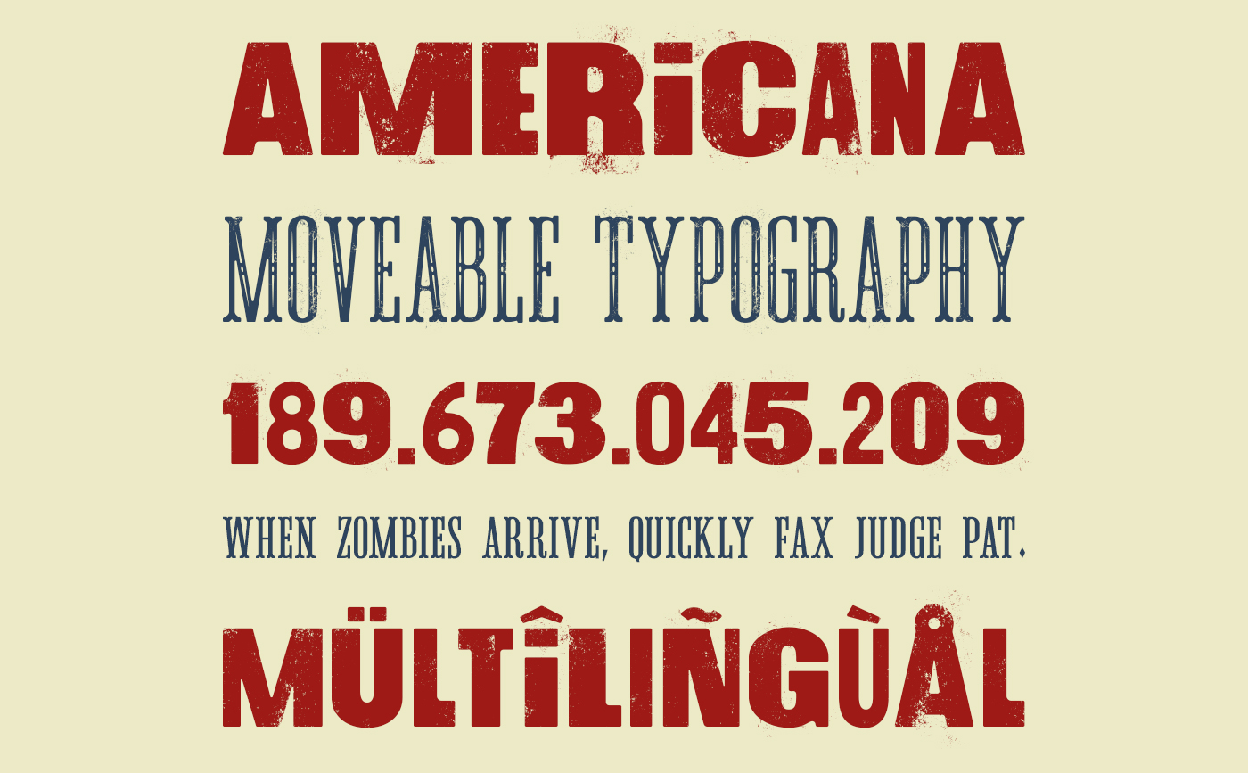 letterpress font fonts vintage typography   moveable type wood metal inked