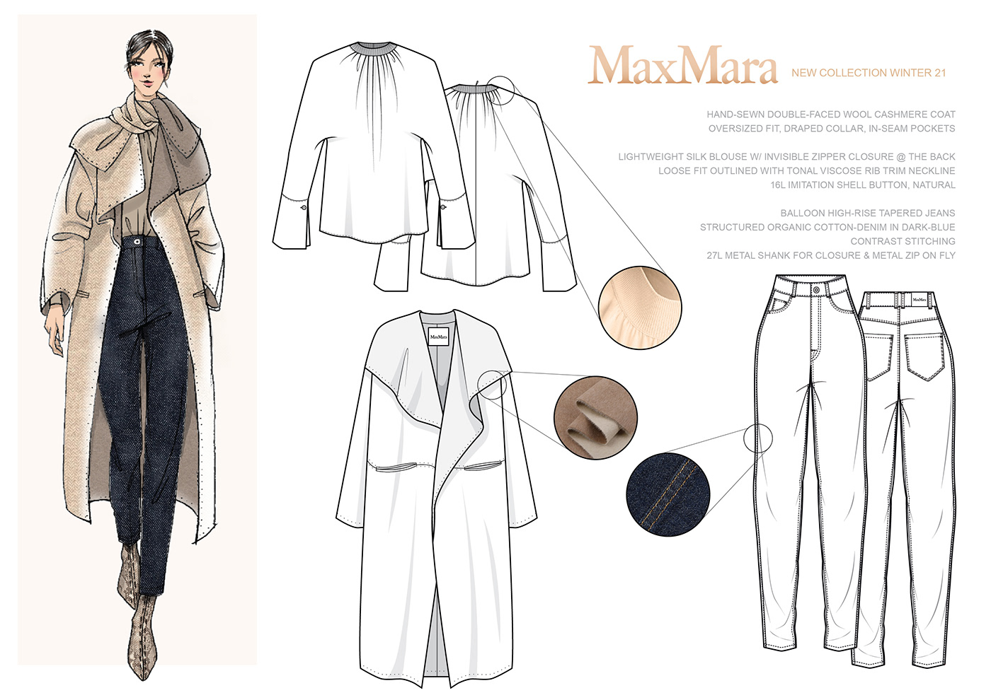 apparel Apparel Design Fashion  fashion design fashion illustration Fashion illustrator illustrations moodboard technical drawing technical illustration