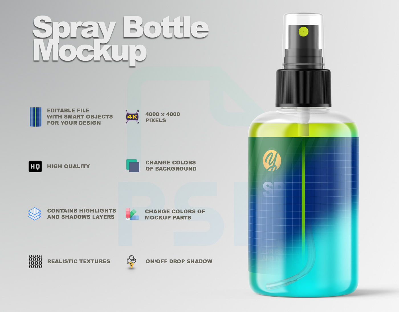 Download Plastic Spray Bottles Mockups On Behance