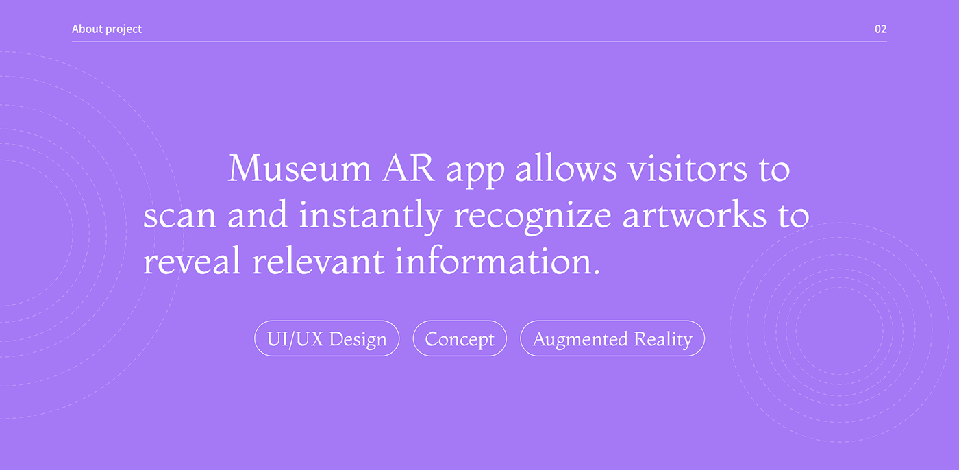 AR UI/UX Mobile app museum ar app augmented reality ios mobile Figma