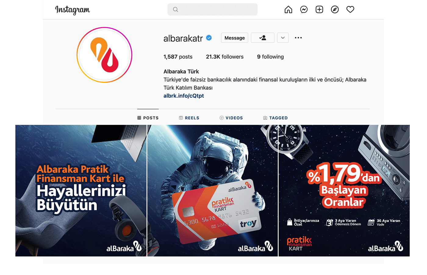 Advertising  alBaraka astronaut banking campaign creative credit credit card key visual Space 