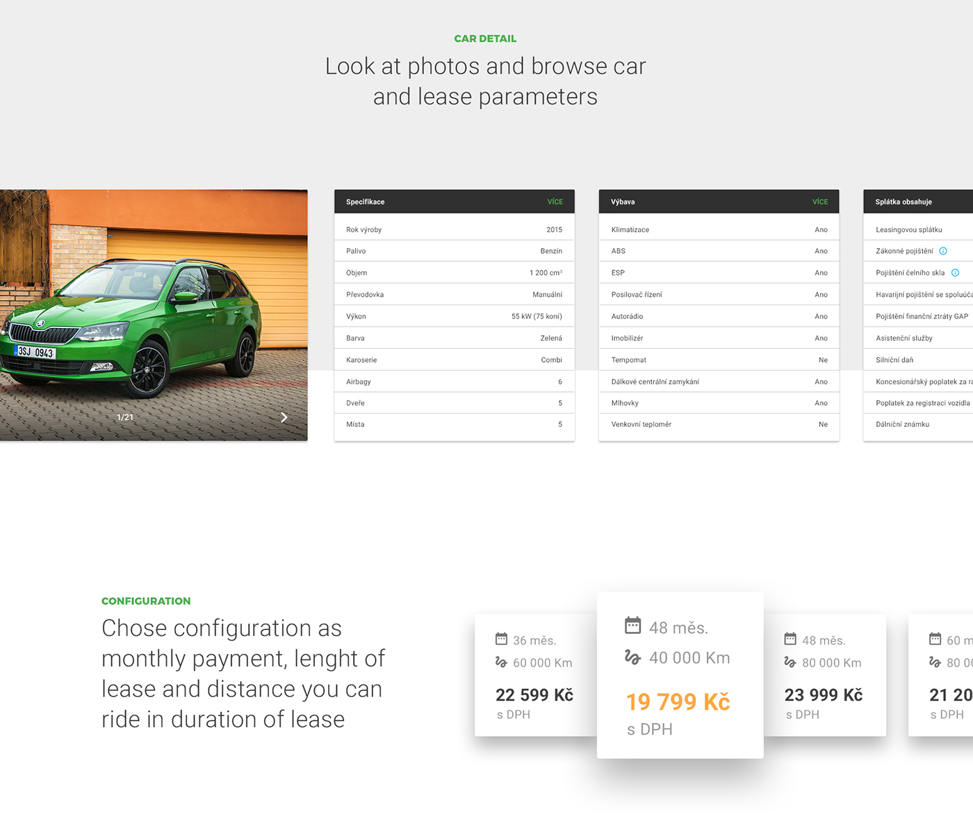 Operatio operating lease car Rent google material design Czech app