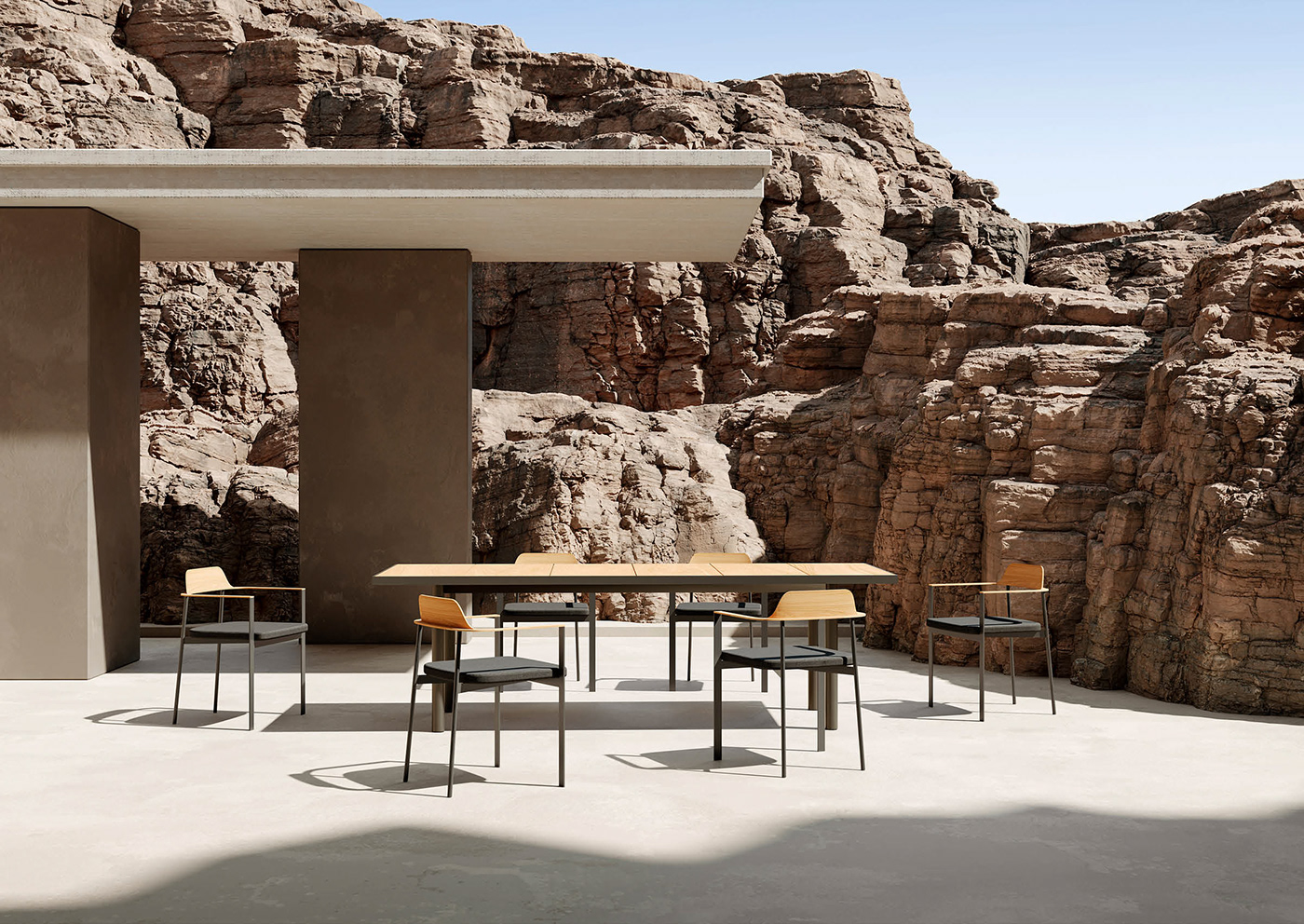 3D furniture interior design  Landscape Nature Outdoor Render