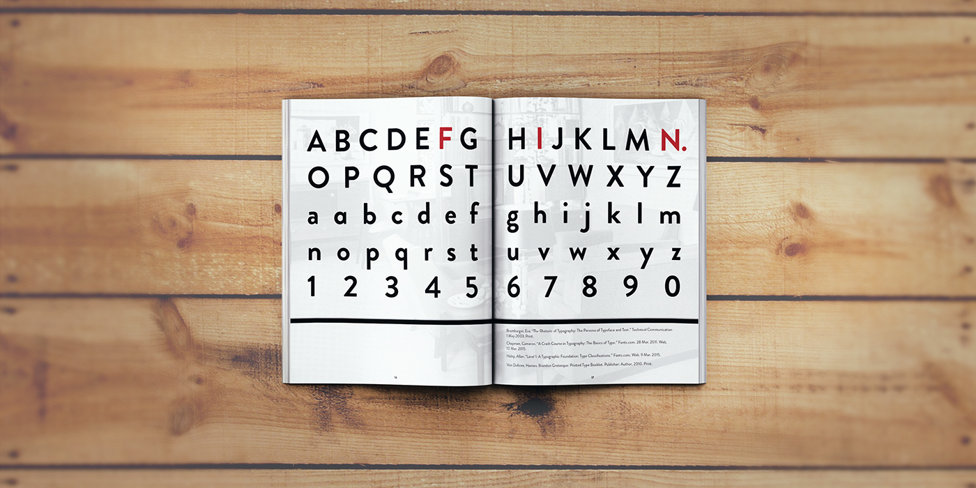 brandon grotesque magazine Zine  type book Type Specimen HVD font Free font Layout grid spread Retro vintage modern