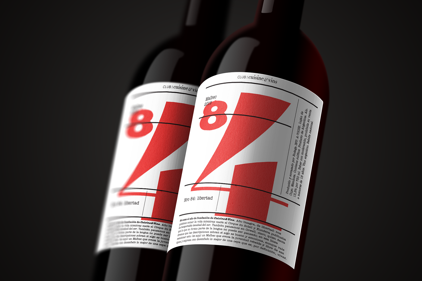 bottle cabernet graphicdesign Label Malbec Packaging type typography   vino wine