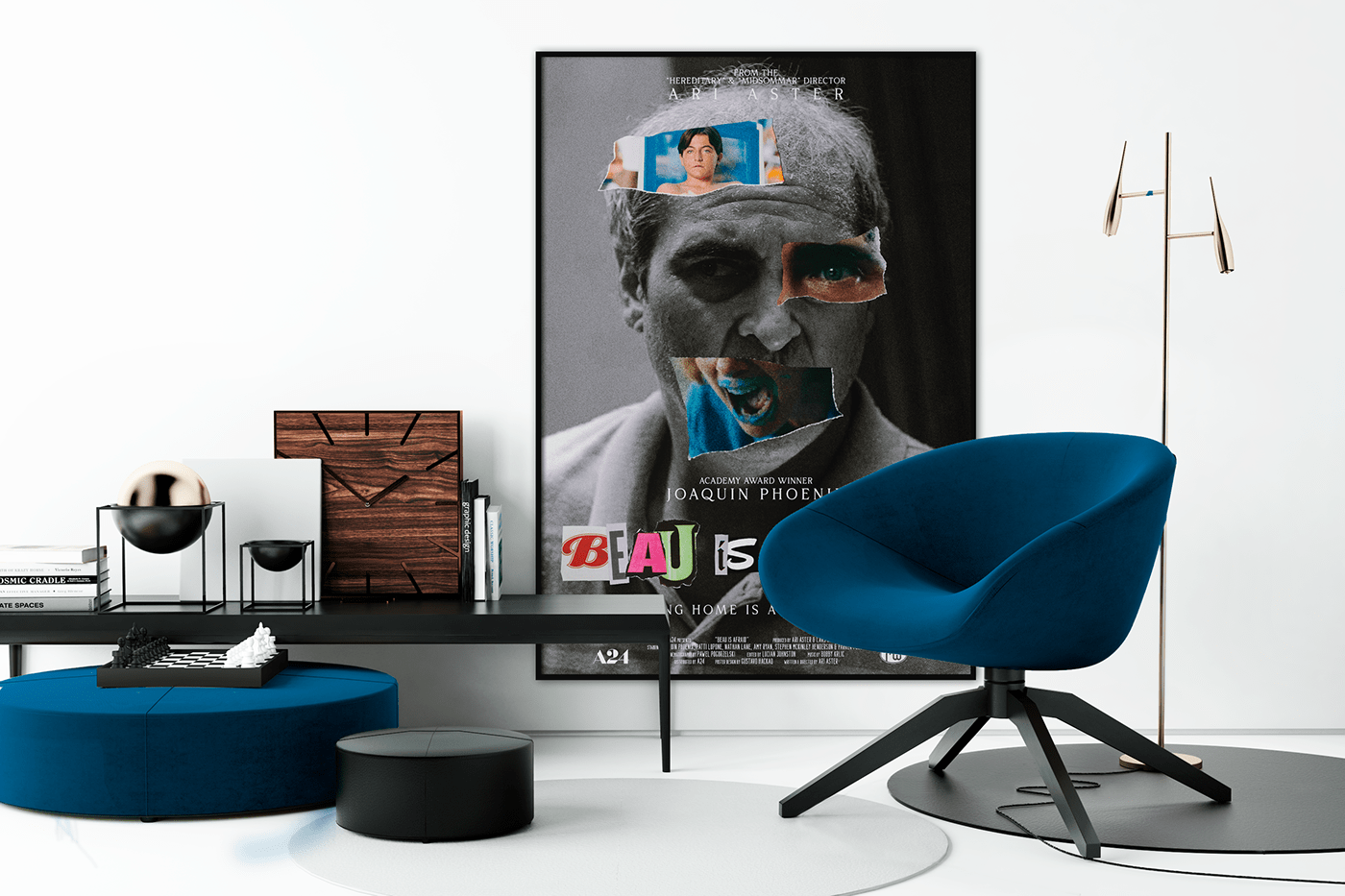 #Freela a24 ari aster art Cinema design horror joaquin phoenix poster Poster Design