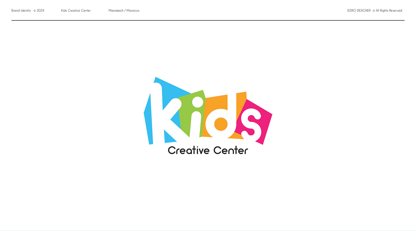 branding  logo kids children color cute cartoon toys Branding design toy