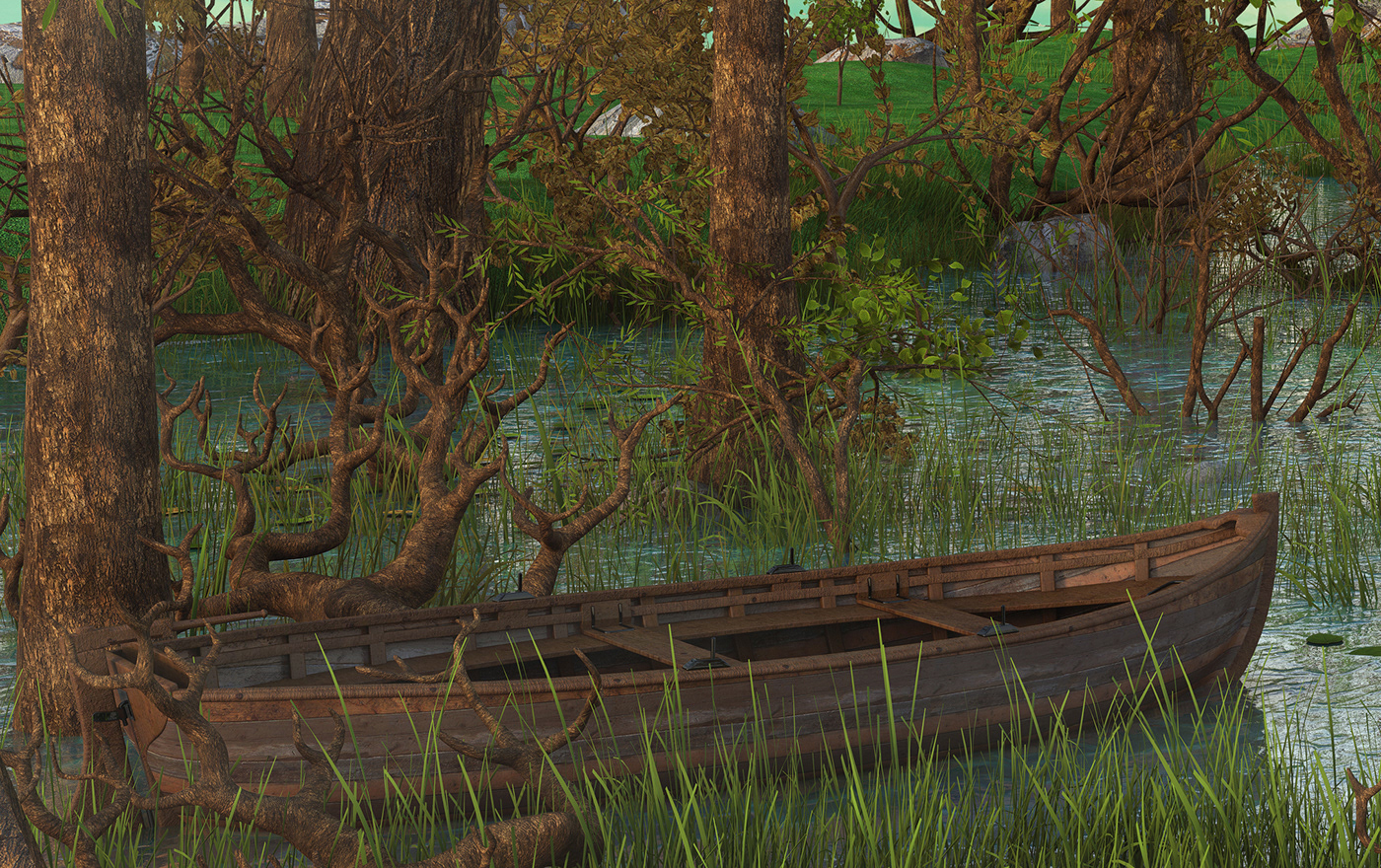 swamp 3D Mons MARC MONS marcmons fantasy Maya