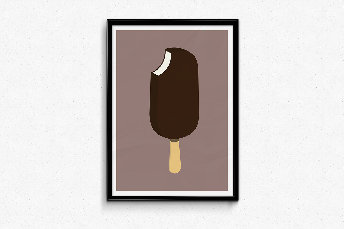 sevel copenhagen denmark art Classic design icecream ILLUSTRATION  popsicle poster