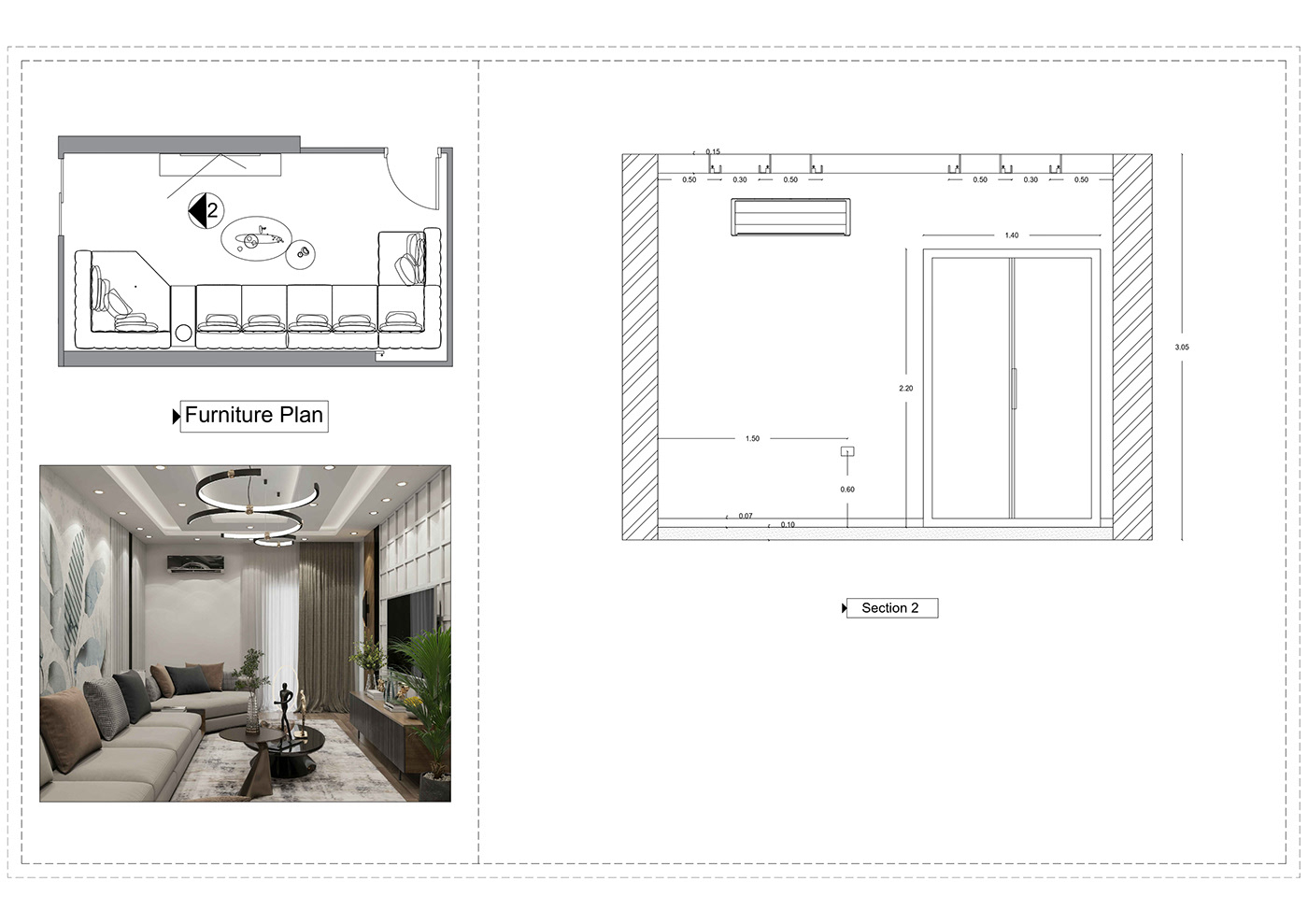 2D AutoCAD details Drawing  interior design  shopdrwaing working drawings