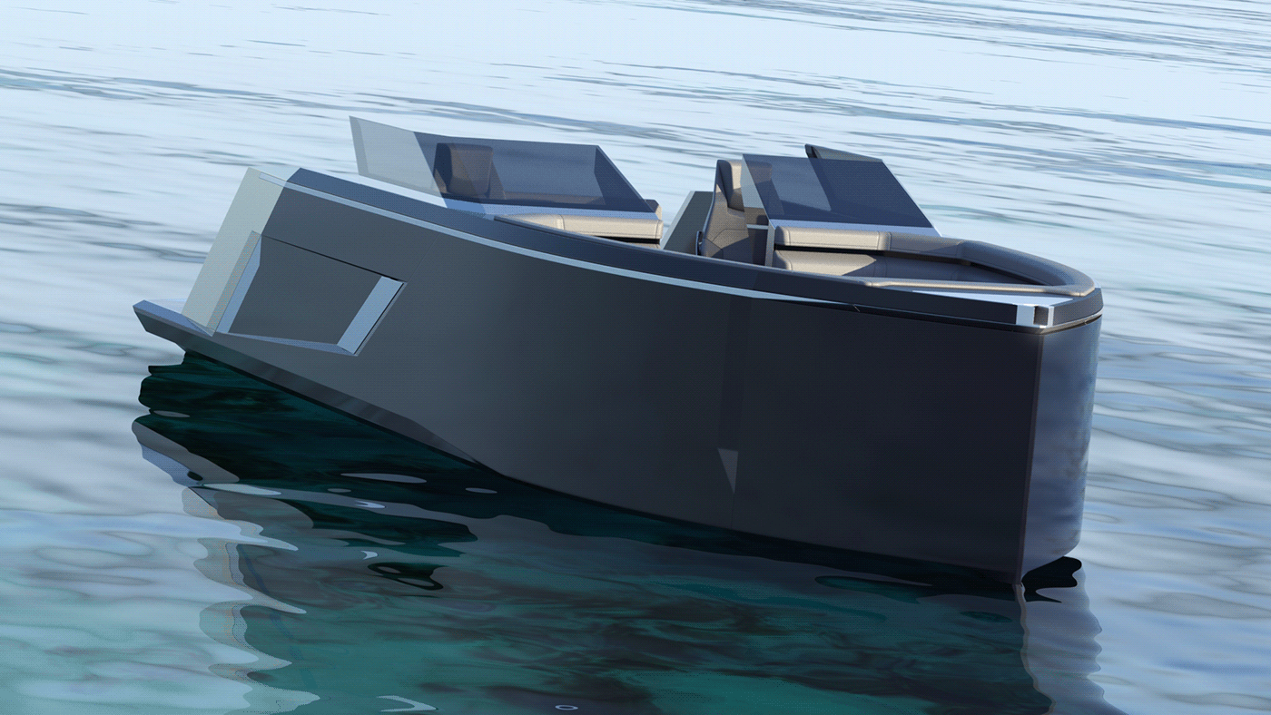 boat design Yacht Design Water transportation concept design product 3D 3ds max future