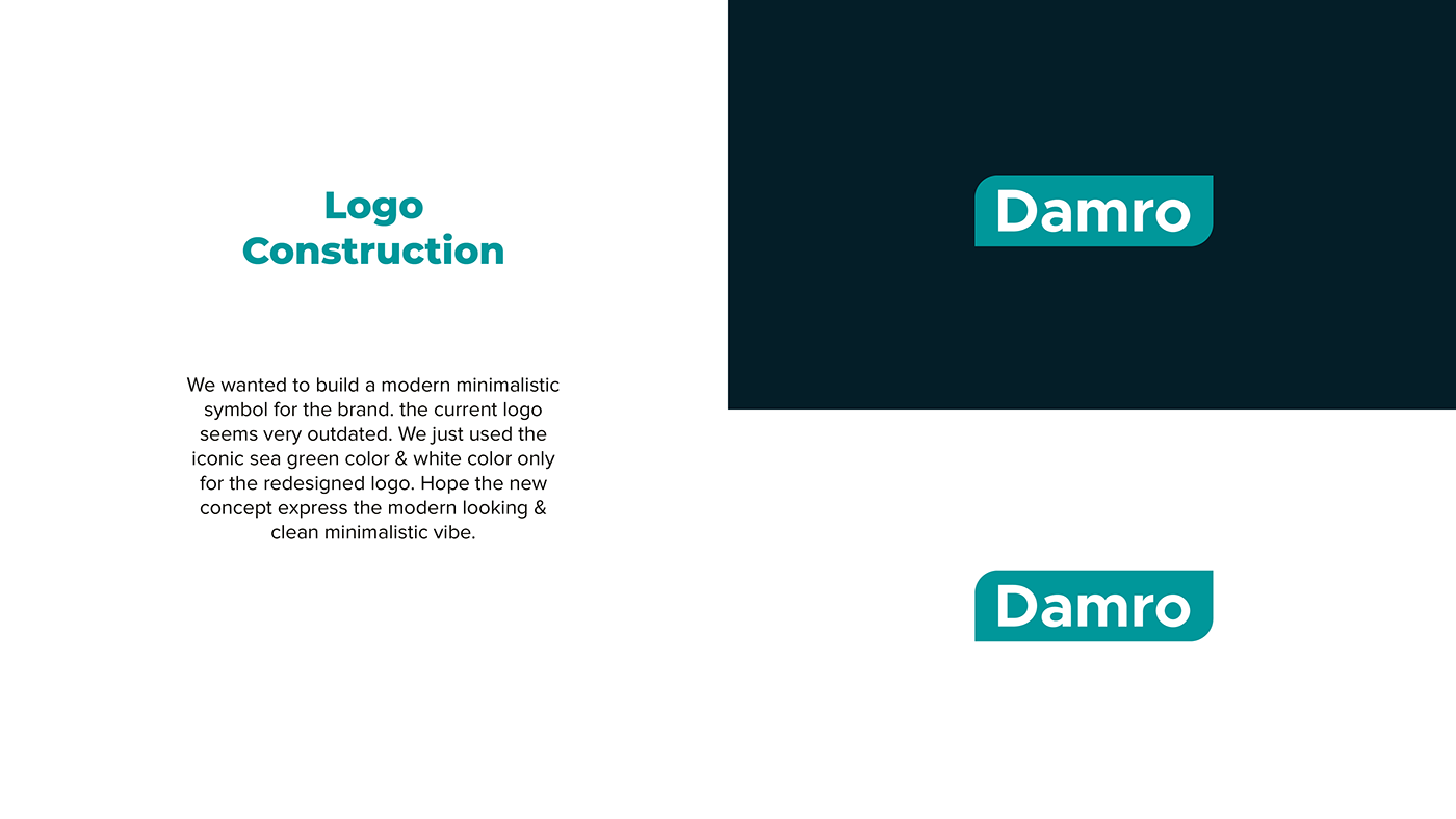 brand brand identity branding  Damro furniture logo product design  redesign ui design UX design