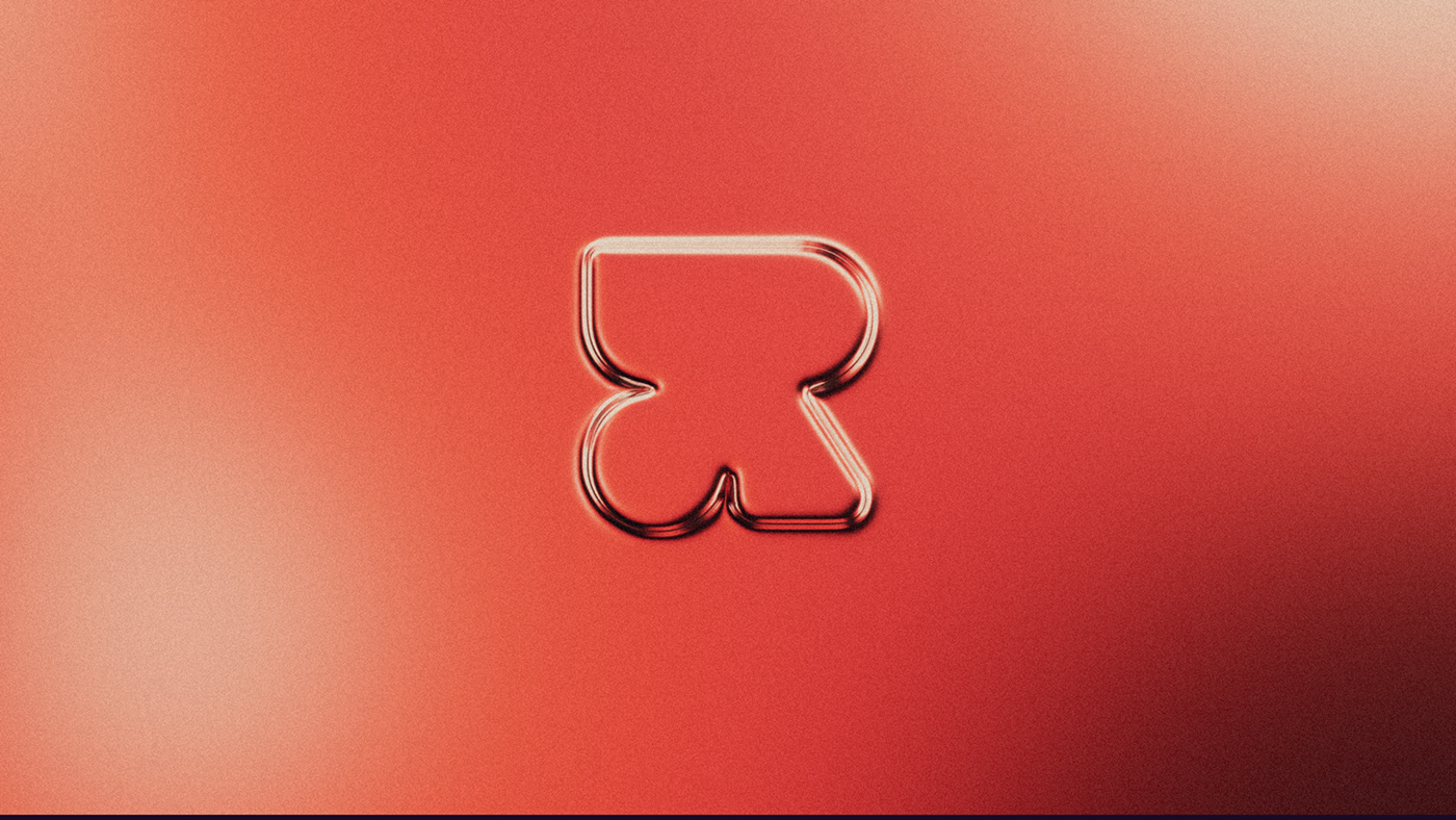 gradient minimalist brand identity Logo Design Logotype vr 3D architecture visualization gradient logo