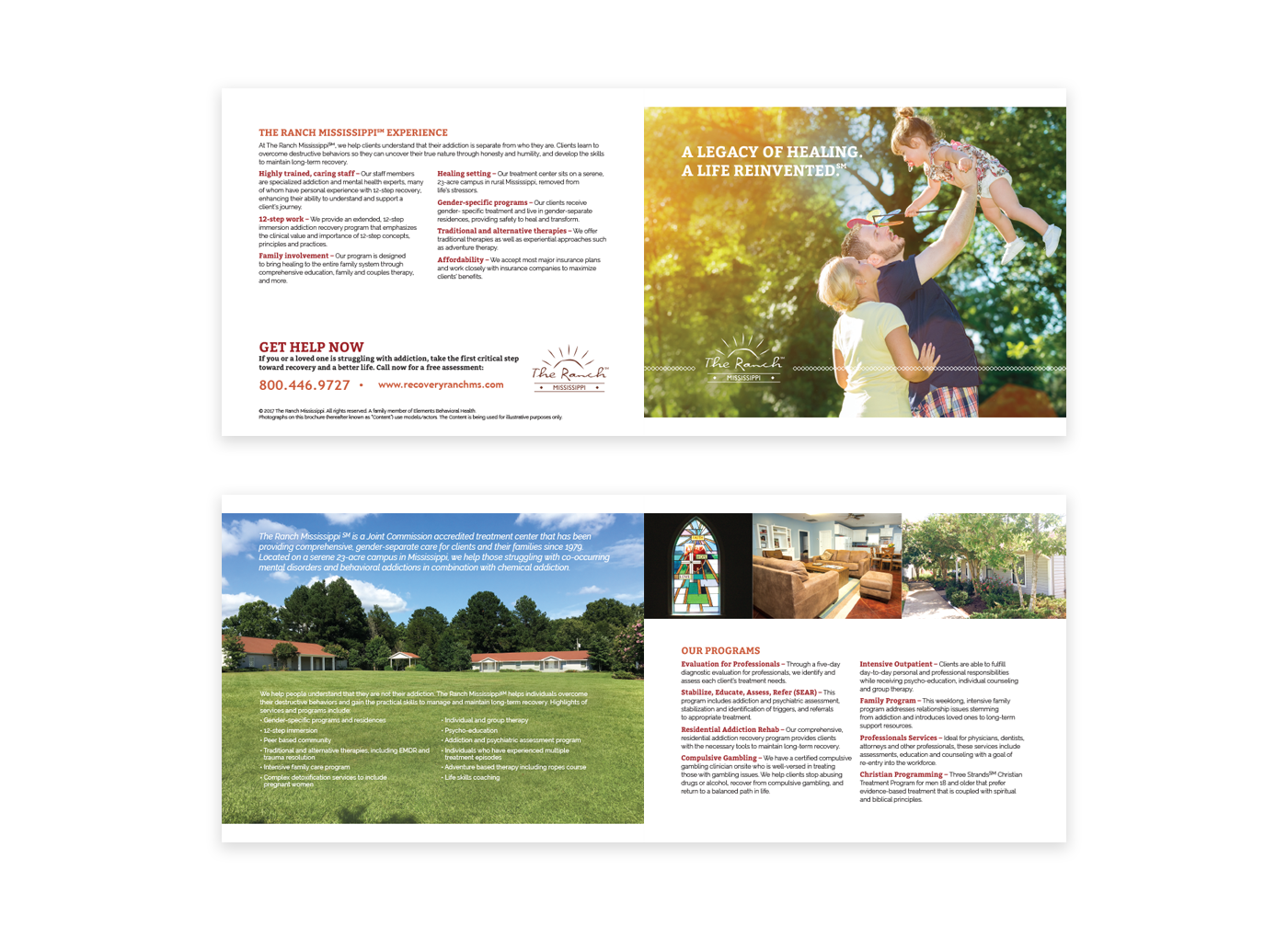 medical design branding  marketing materials brochure design corporate behavioral health
