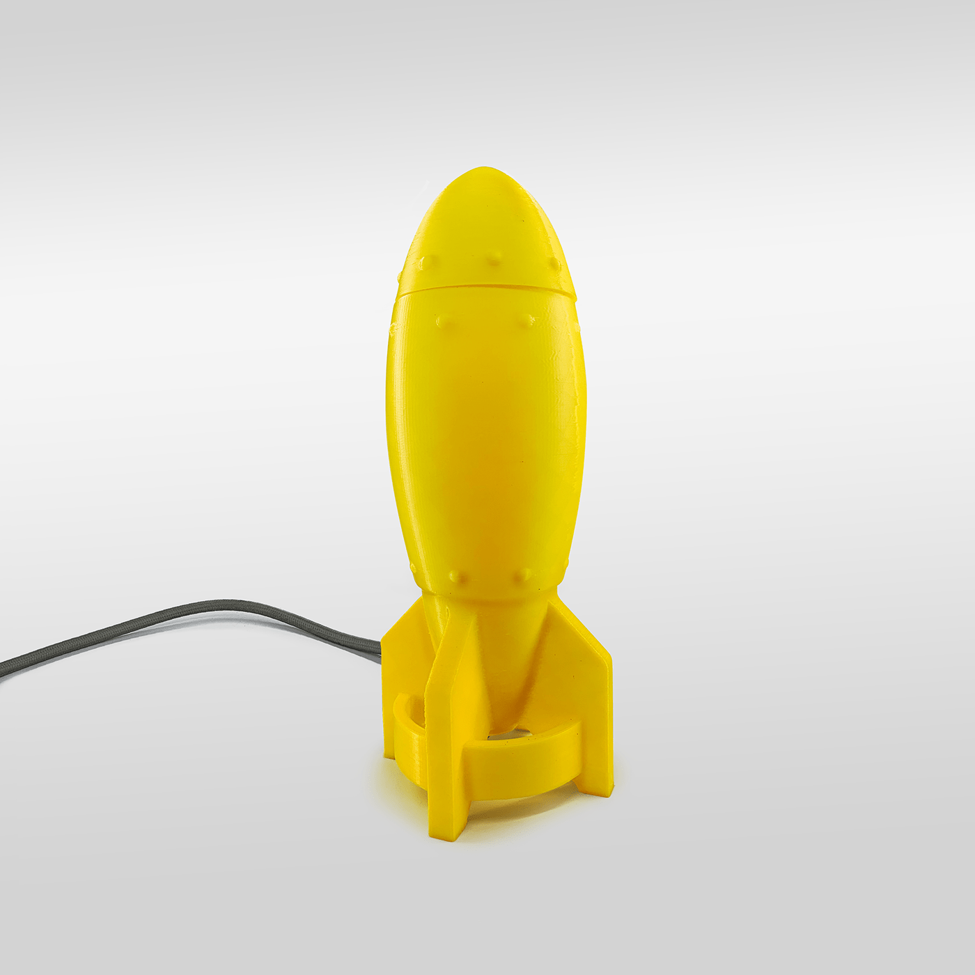 3D bomb foguete Lamp luminária missile print printed rocket Space 