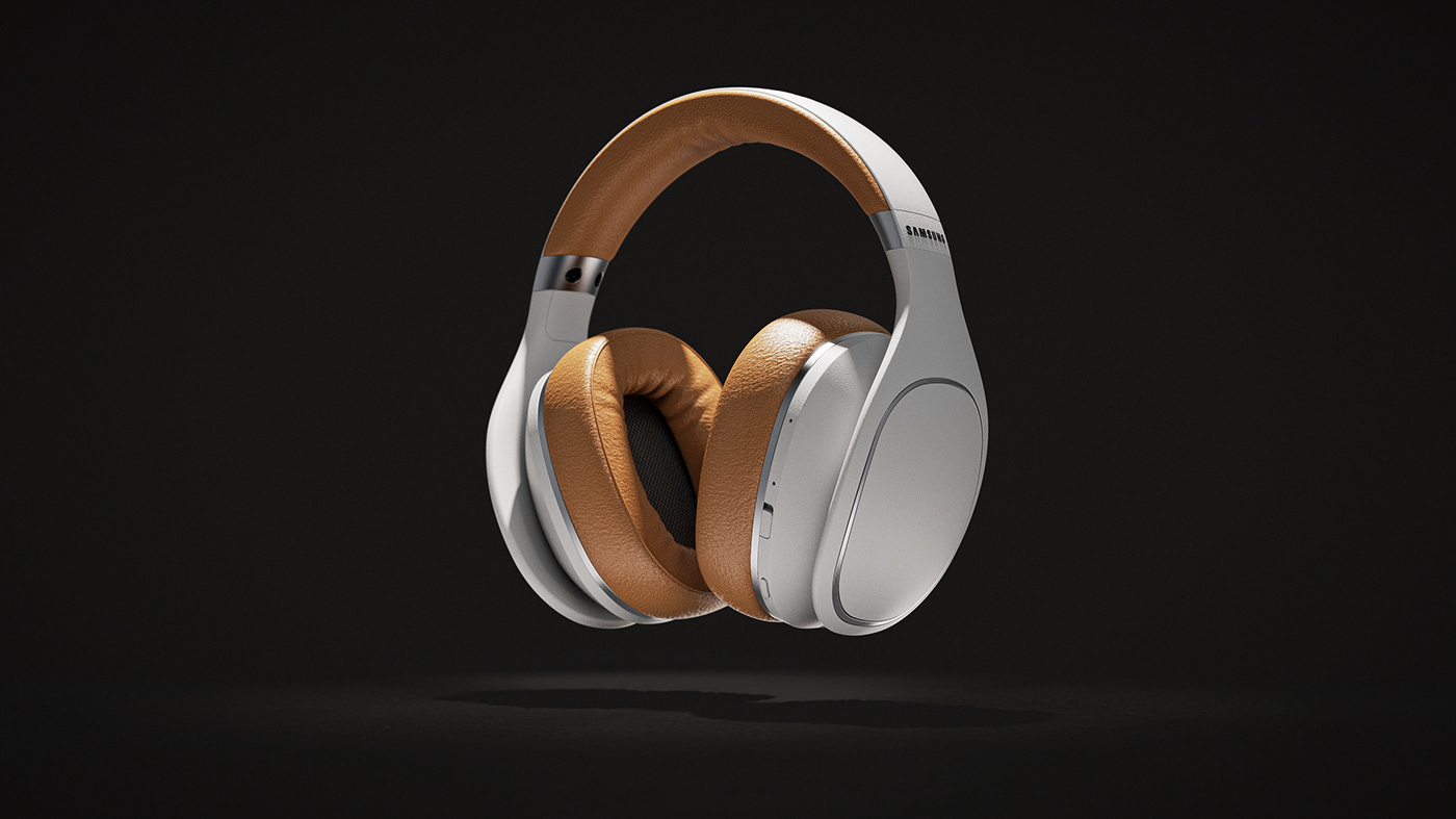 headphones keyshot Render Samsung Samsung level Auriculares beats CGI leather visualization