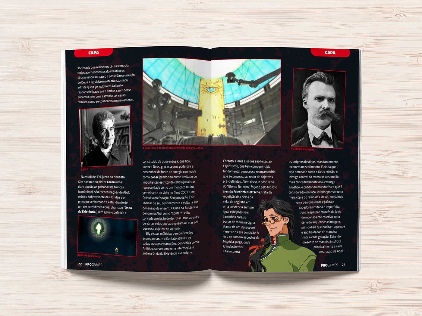 DesignEditorial diagramação designgrafico revista Layout Videogames magazine