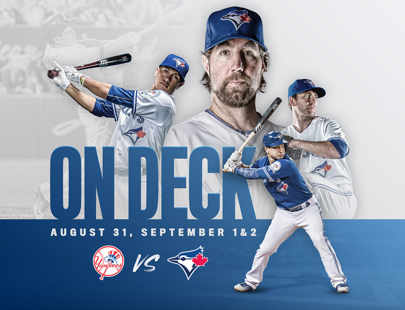 banner banner design baseball Blue Jays campaign graphic design  mlb sports Toronto toronto blue jays